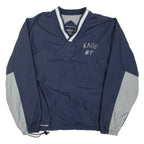 HOLLOWAY Training Mens Sweatshirt Blue 1/4 Zip S