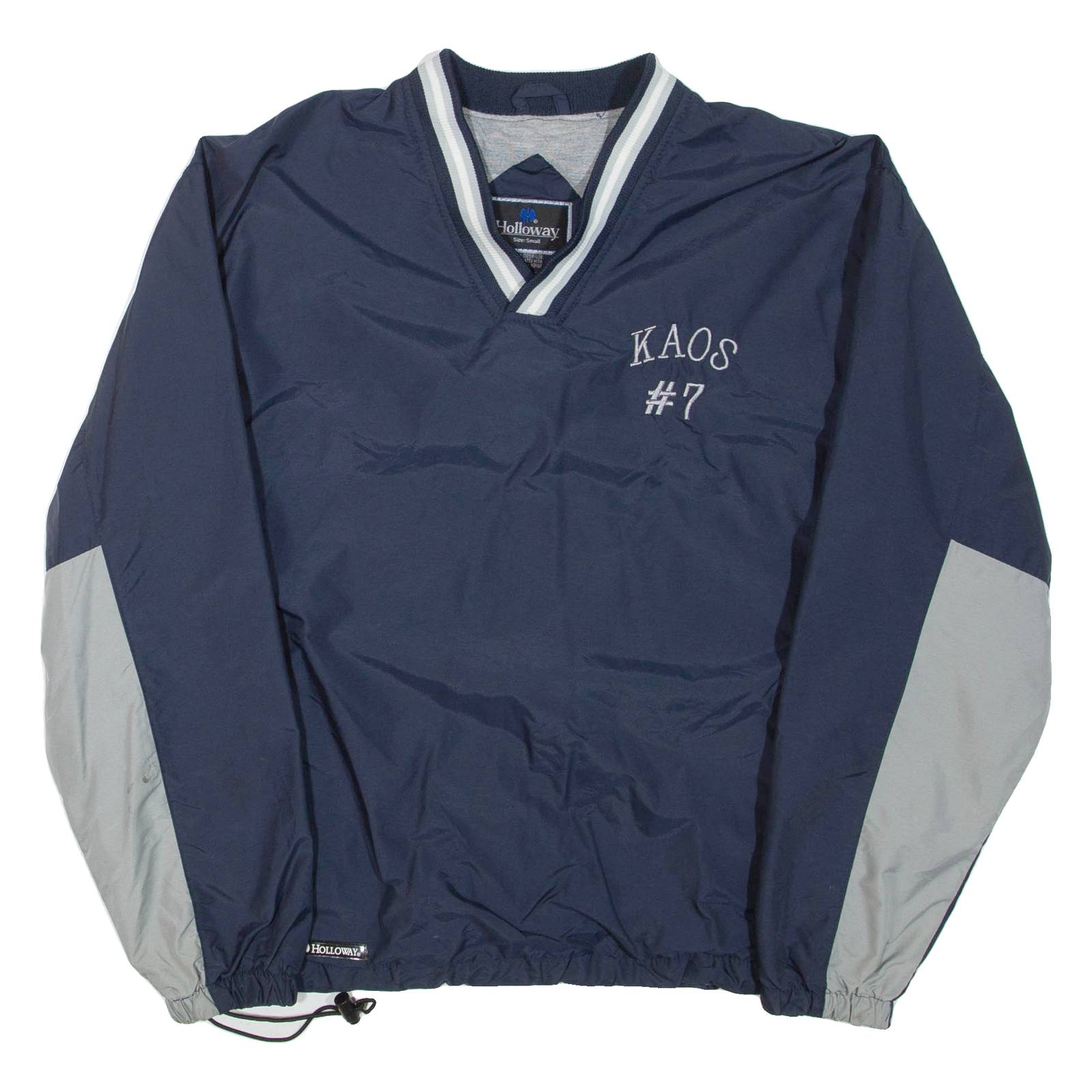 HOLLOWAY Training Mens Sweatshirt Blue 1/4 Zip S