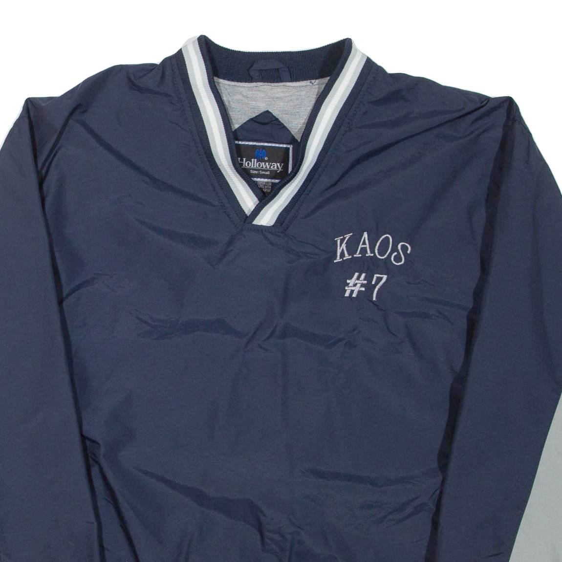 HOLLOWAY Training Mens Sweatshirt Blue 1/4 Zip S