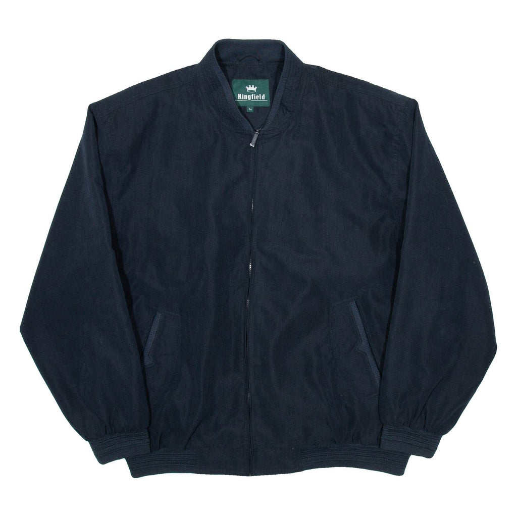 KINGSFIELD Mens Bomber Jacket Blue L