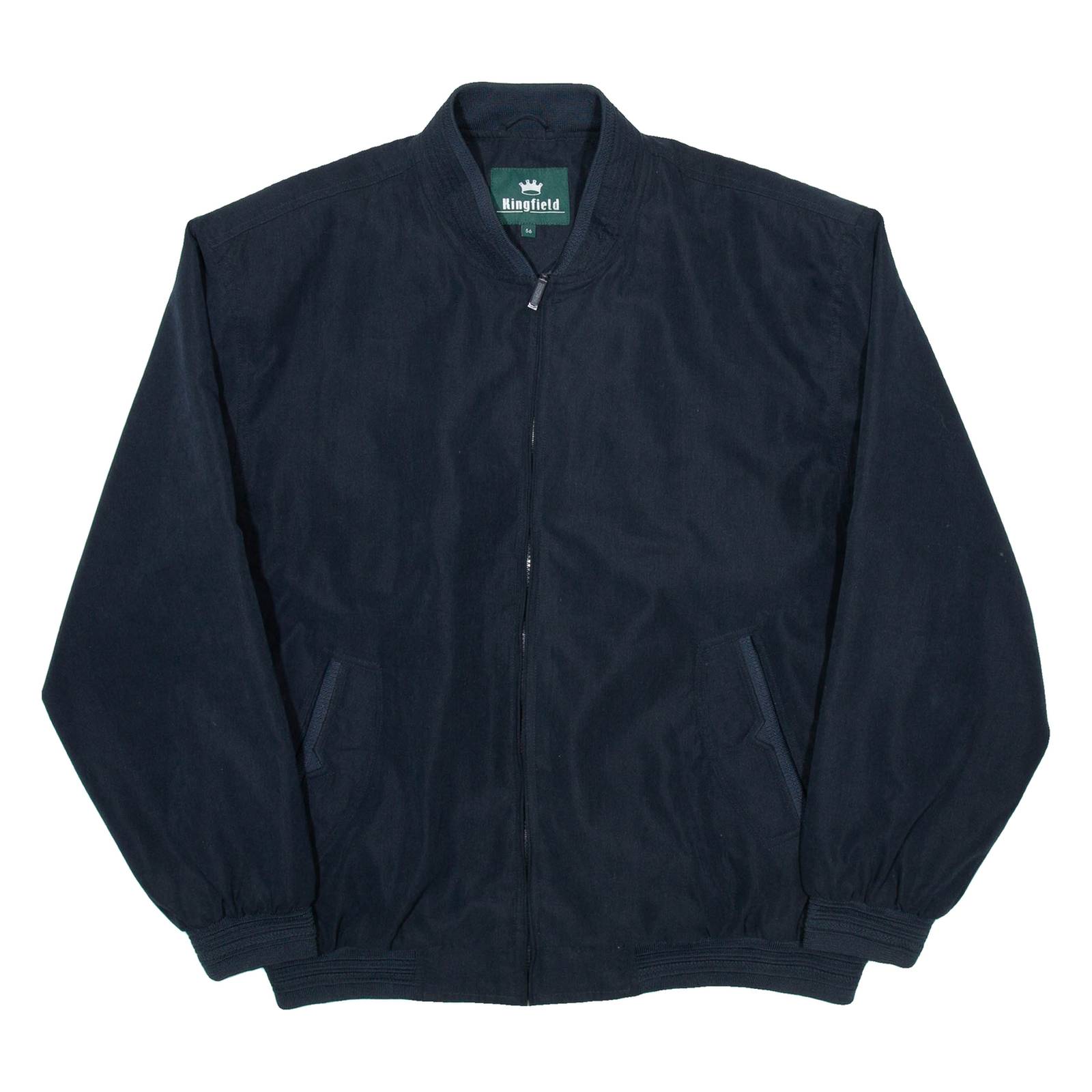 KINGSFIELD Mens Bomber Jacket Blue L