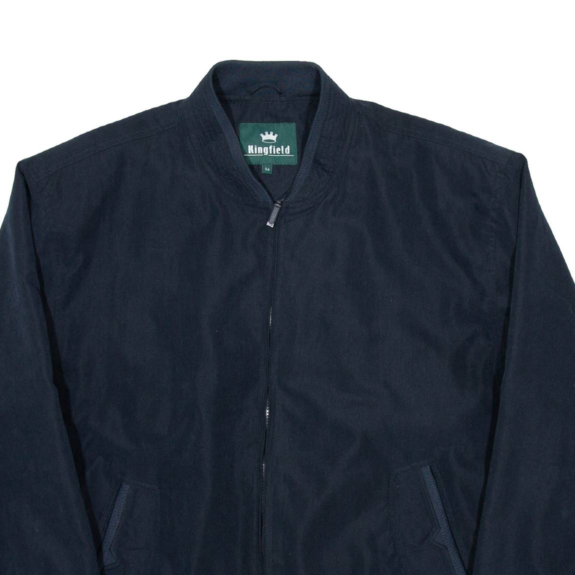 KINGSFIELD Mens Bomber Jacket Blue L
