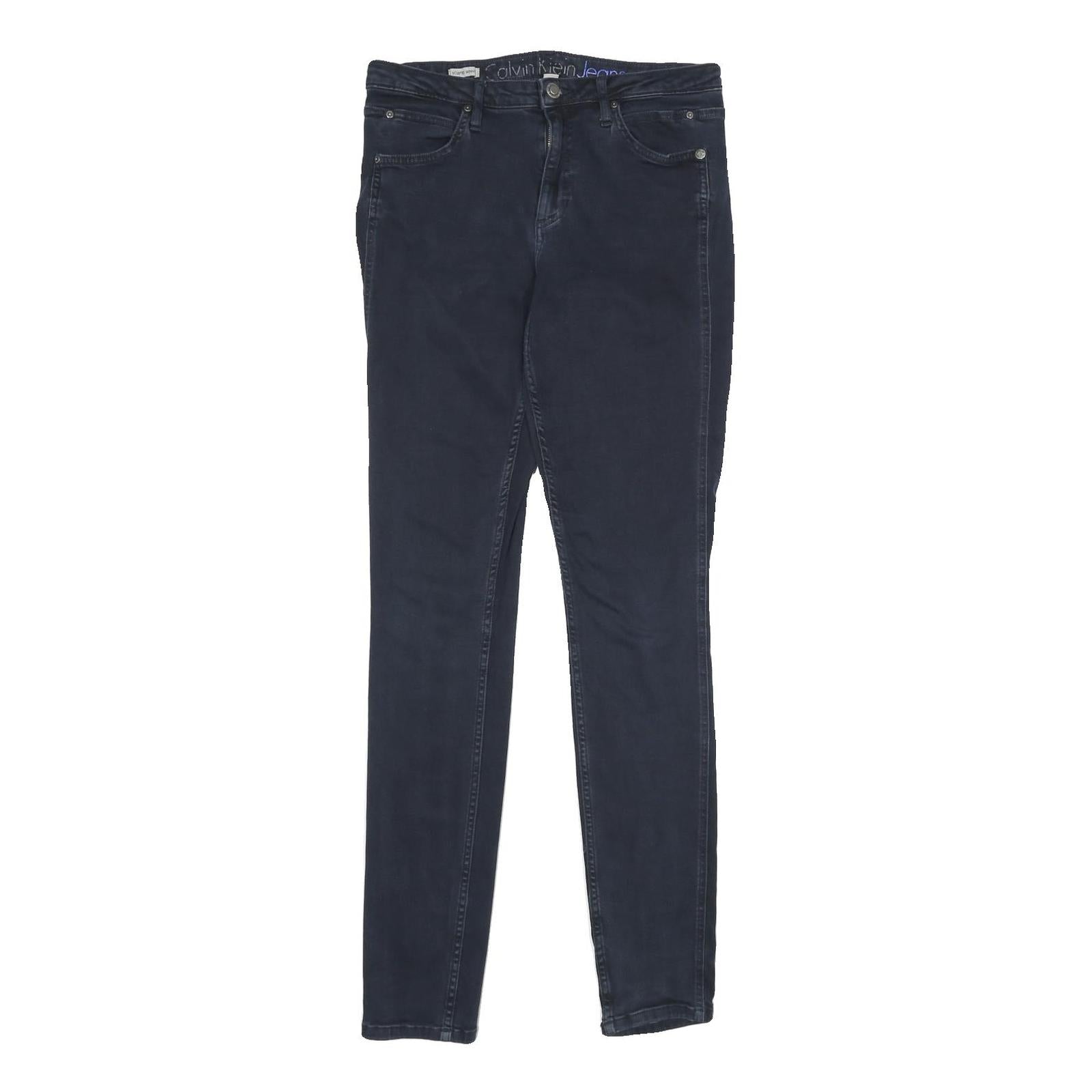 CALVIN KLEIN JEANS Womens Jeans Blue Slim Skinny Denim W29 L32 Stretch Cotton