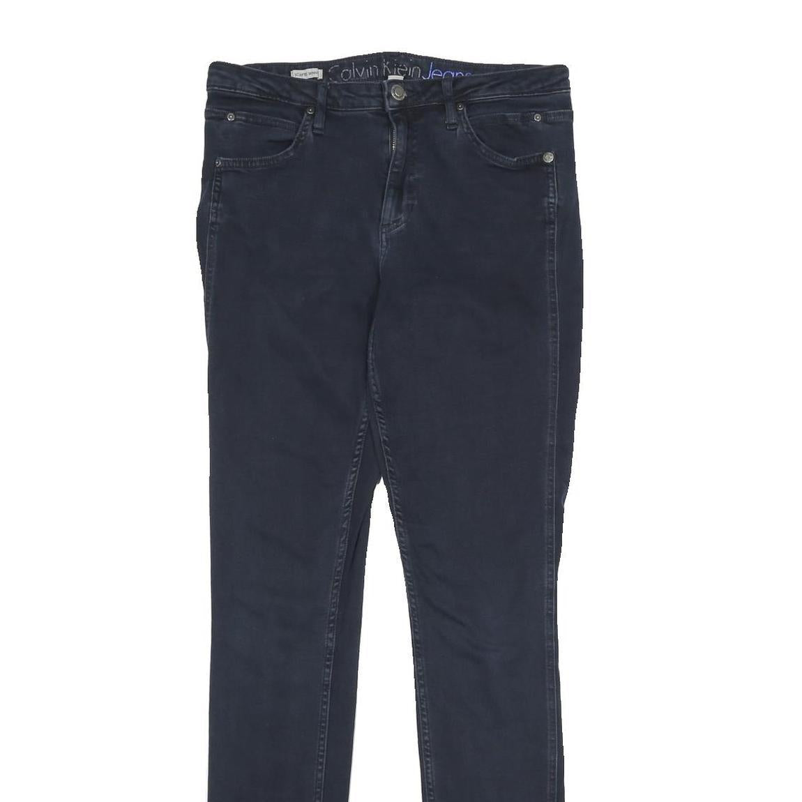 CALVIN KLEIN JEANS Womens Jeans Blue Slim Skinny Denim W29 L32 Stretch Cotton