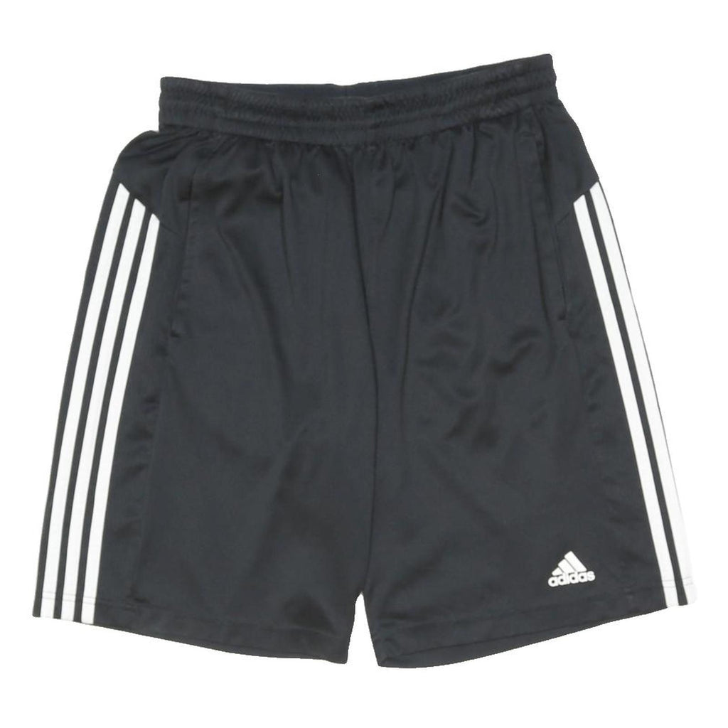 ADIDAS Mens Black Sports Shorts M W28 Polyester Blend Athletic Casual
