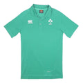 CANTERBURY Mens Green IRFU Logo Short Sleeve Polo Shirt XS Rugby Cotton Blend