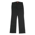 DICKIES Womens Black Cotton Blend Regular Straight Trousers W28 L31 Workwear Zip