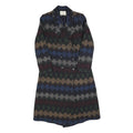 HA JIL Womens Multi Colour Pattern Jacket S Cotton Blend Button Closure Stylish