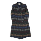 HA JIL Womens Multi Colour Pattern Jacket S Cotton Blend Button Closure Stylish