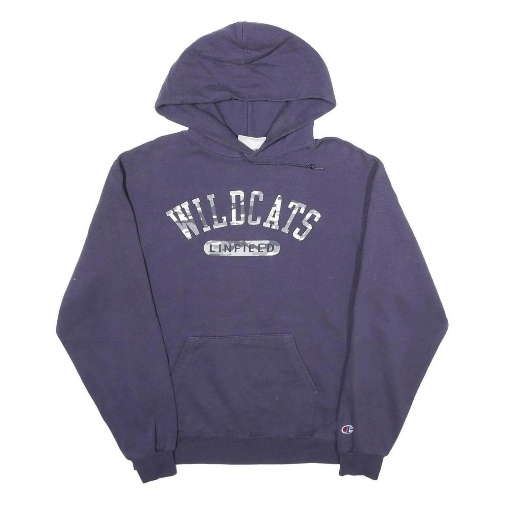 CHAMPION Mens Navy Wildcats Pullover Hoodie M Cotton Blend Casual