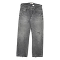 LEVI'S 501 Mens Jeans Grey Regular Straight Denim Medium W28 L26 Classic Button
