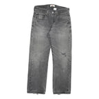 LEVI'S 501 Mens Jeans Grey Regular Straight Denim Medium W28 L26 Classic Button