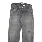 LEVI'S 501 Mens Jeans Grey Regular Straight Denim Medium W28 L26 Classic Button
