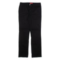 DICKIES Womens Trousers Black Regular Straight W30 L32