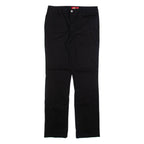 DICKIES Womens Trousers Black Regular Straight W30 L32