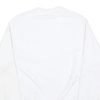 CHAMPION REVERSE WEAVE Mens White Crew Neck S Cotton Sweatshirt Classic Logo