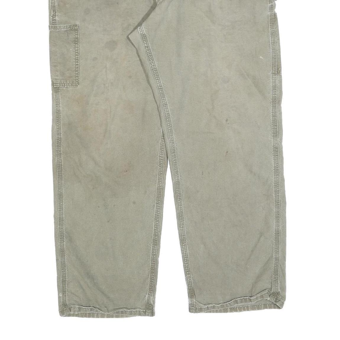 CARHARTT Mens Cotton Blend Relaxed Straight Trousers W40 L29 Workwear Utility