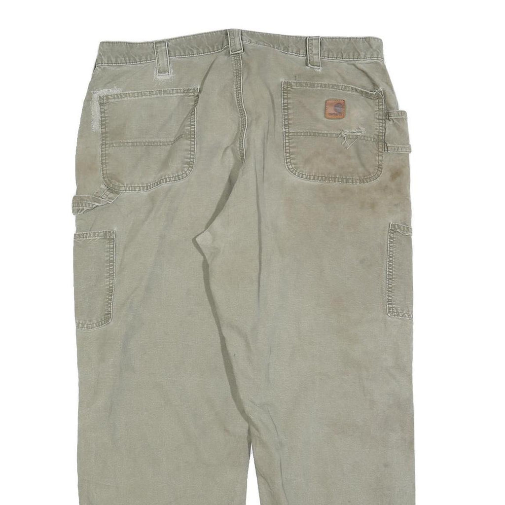 CARHARTT Mens Cotton Blend Relaxed Straight Trousers W40 L29 Workwear Utility