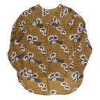 STELLA FORREST Womens Brown Printed Blouse Long Sleeve Round Neck L Relaxed Fit