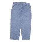 CARHARTT Mens Jeans Blue Relaxed Straight Denim Medium W38 L31 Workwear Casual
