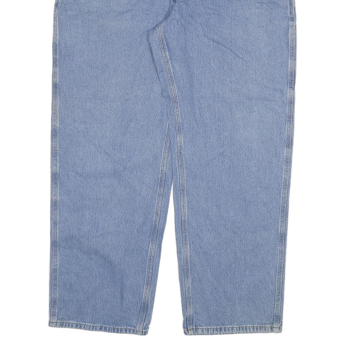 CARHARTT Mens Jeans Blue Relaxed Straight Denim Medium W38 L31 Workwear Casual