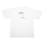 JOSTENS Mens White Graphic T-Shirt XL Short Sleeve Crew Neck Classic Cotton