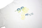 JOSTENS Mens White Graphic T-Shirt XL Short Sleeve Crew Neck Classic Cotton