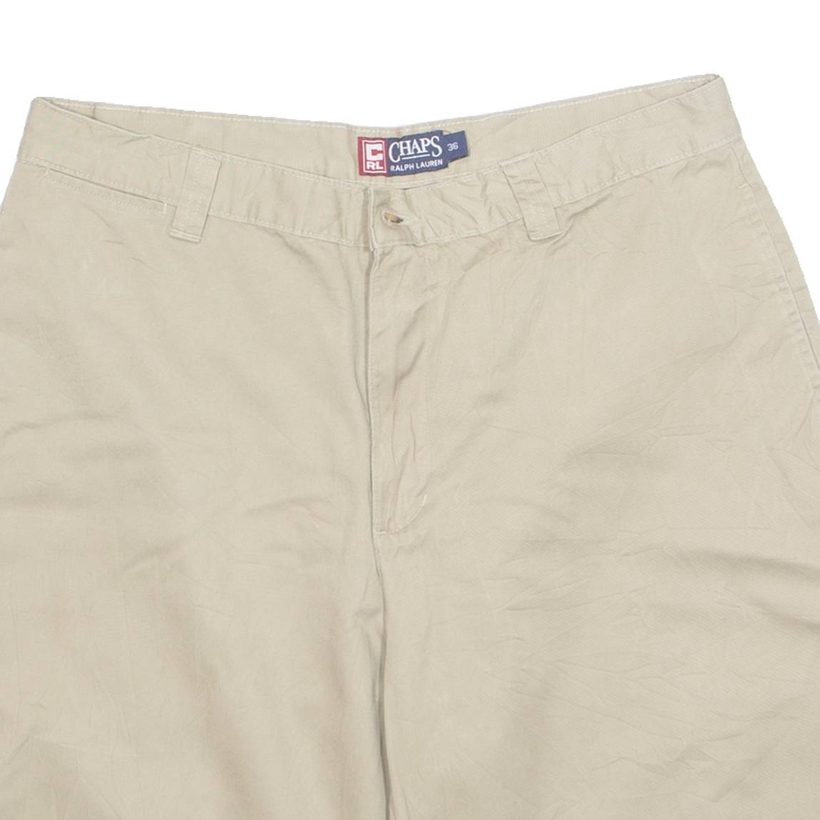 CHAPS Mens Chino Shorts Beige L W34