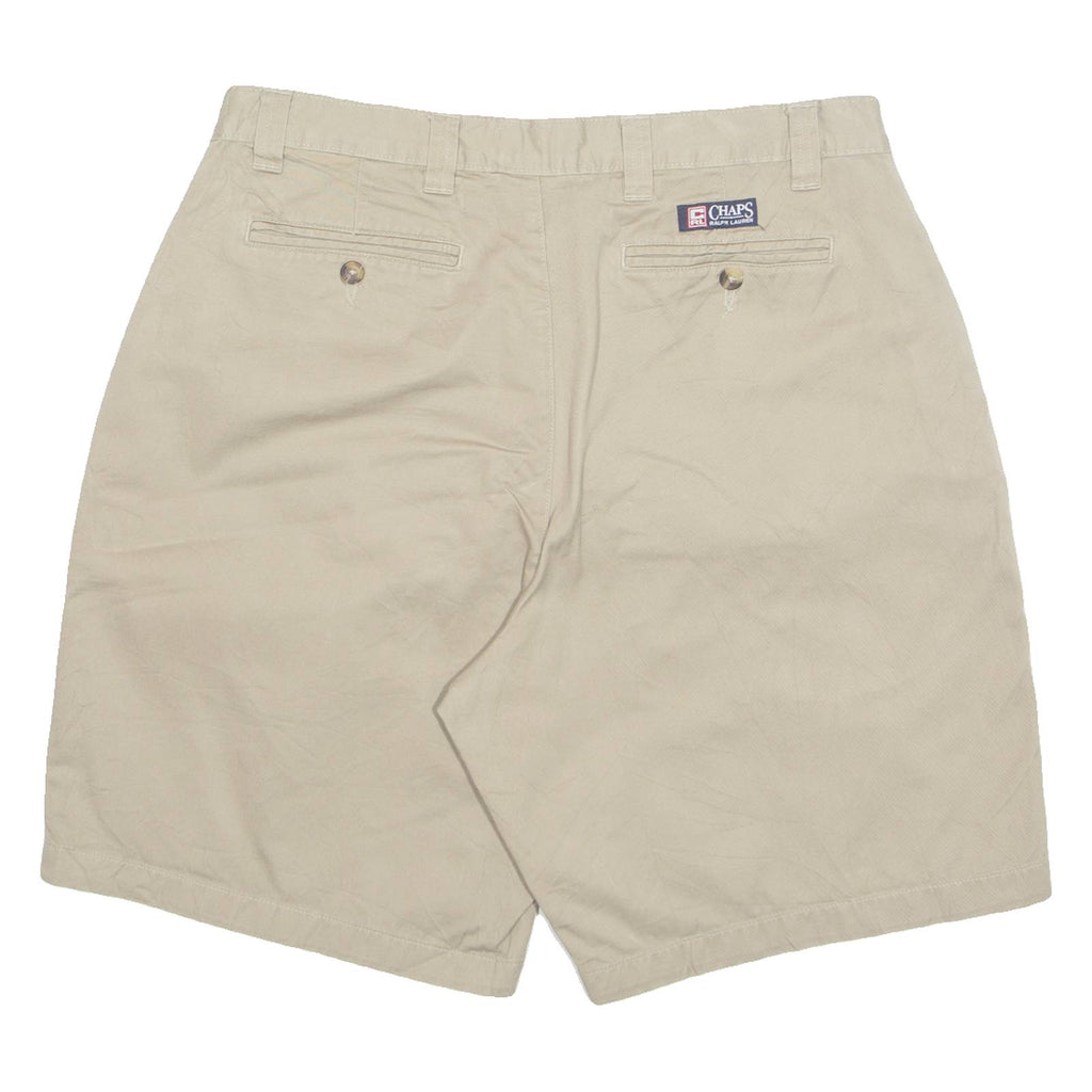 CHAPS Mens Chino Shorts Beige L W34