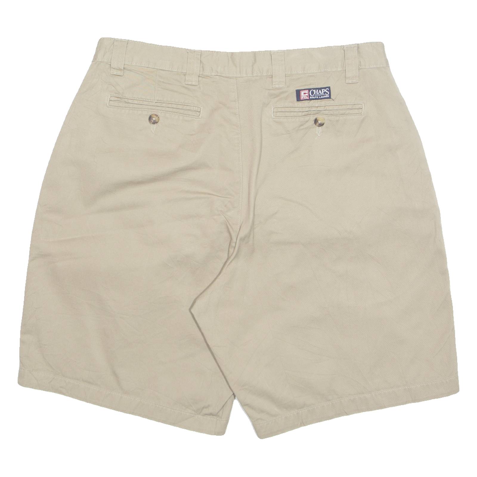 CHAPS Mens Chino Shorts Beige L W34