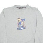 STREET BOY CLUB Mens Sweatshirt Grey Crew Neck M