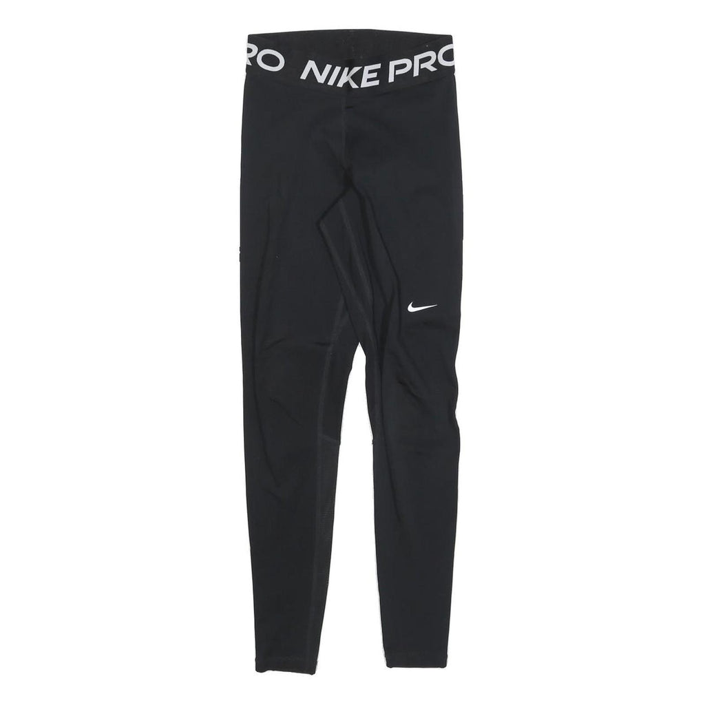 NIKE Womens Joggers Black XS W22 L25 Slim Tapered Gym Sportswear Fitness