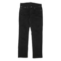 LEVI'S Mens Black Slim Skinny Denim Medium W30 L28 Zip Jeans Casual