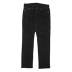 LEVI'S Mens Black Slim Skinny Denim Medium W30 L28 Zip Jeans Casual