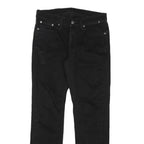 LEVI'S Mens Black Slim Skinny Denim Medium W30 L28 Zip Jeans Casual
