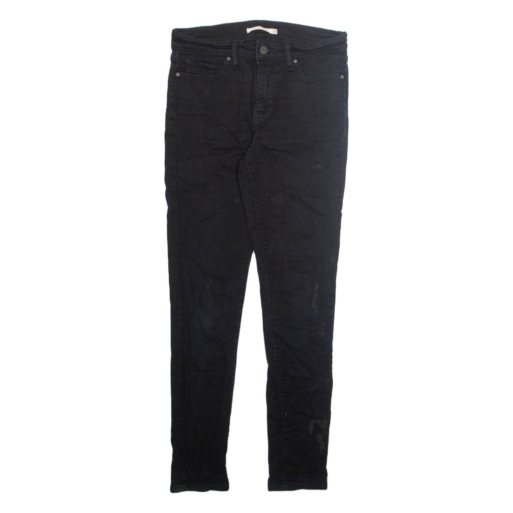 LEVI'S Womens Jeans Black Regular Skinny W26 L27