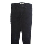 LEVI'S Womens Jeans Black Regular Skinny W26 L27