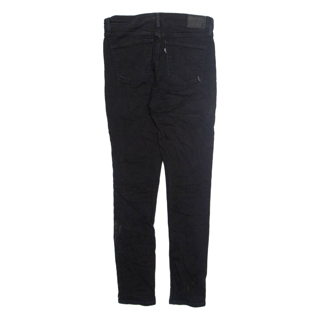 LEVI'S Womens Jeans Black Regular Skinny W26 L27