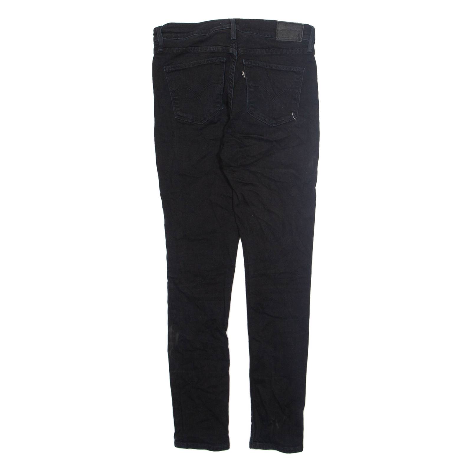 LEVI'S Womens Jeans Black Regular Skinny W26 L27