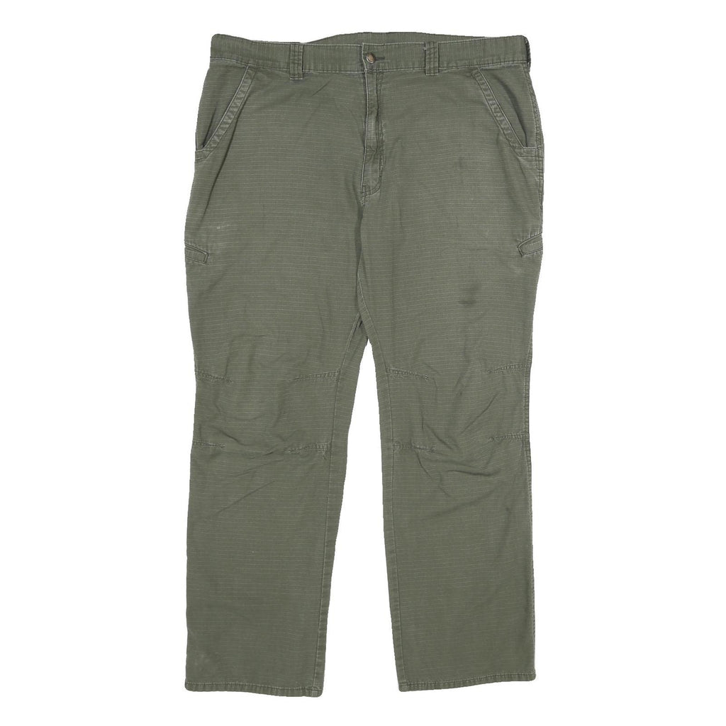 DICKIES Mens Cotton Green Regular Straight Trousers W40 L32 Workwear Casual