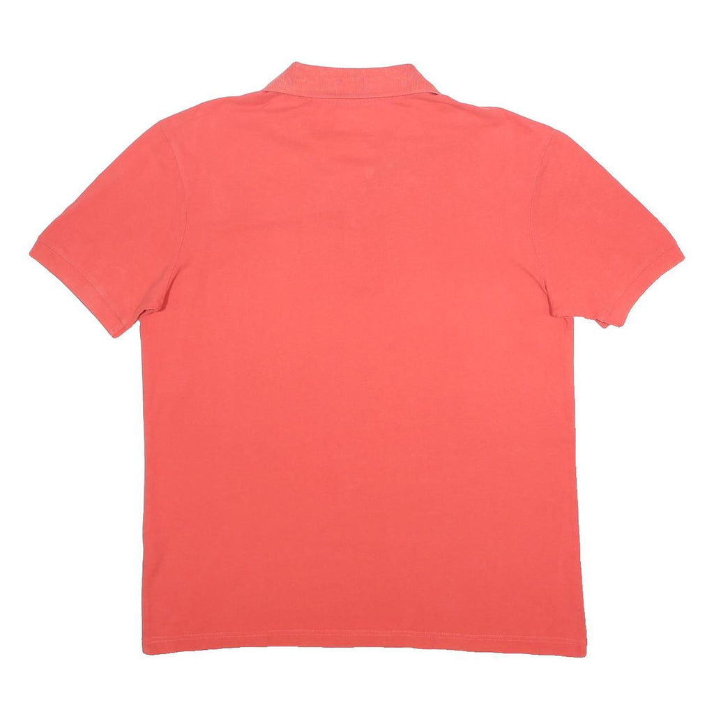 KAPPA Mens Red Short Sleeve Basic Polo Shirt XL Cotton Casual Summer