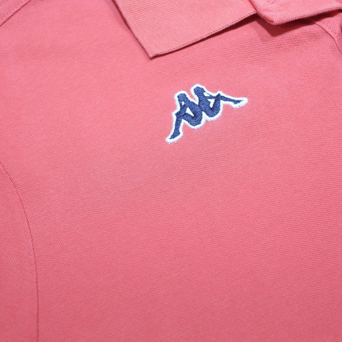 KAPPA Mens Red Short Sleeve Basic Polo Shirt XL Cotton Casual Summer