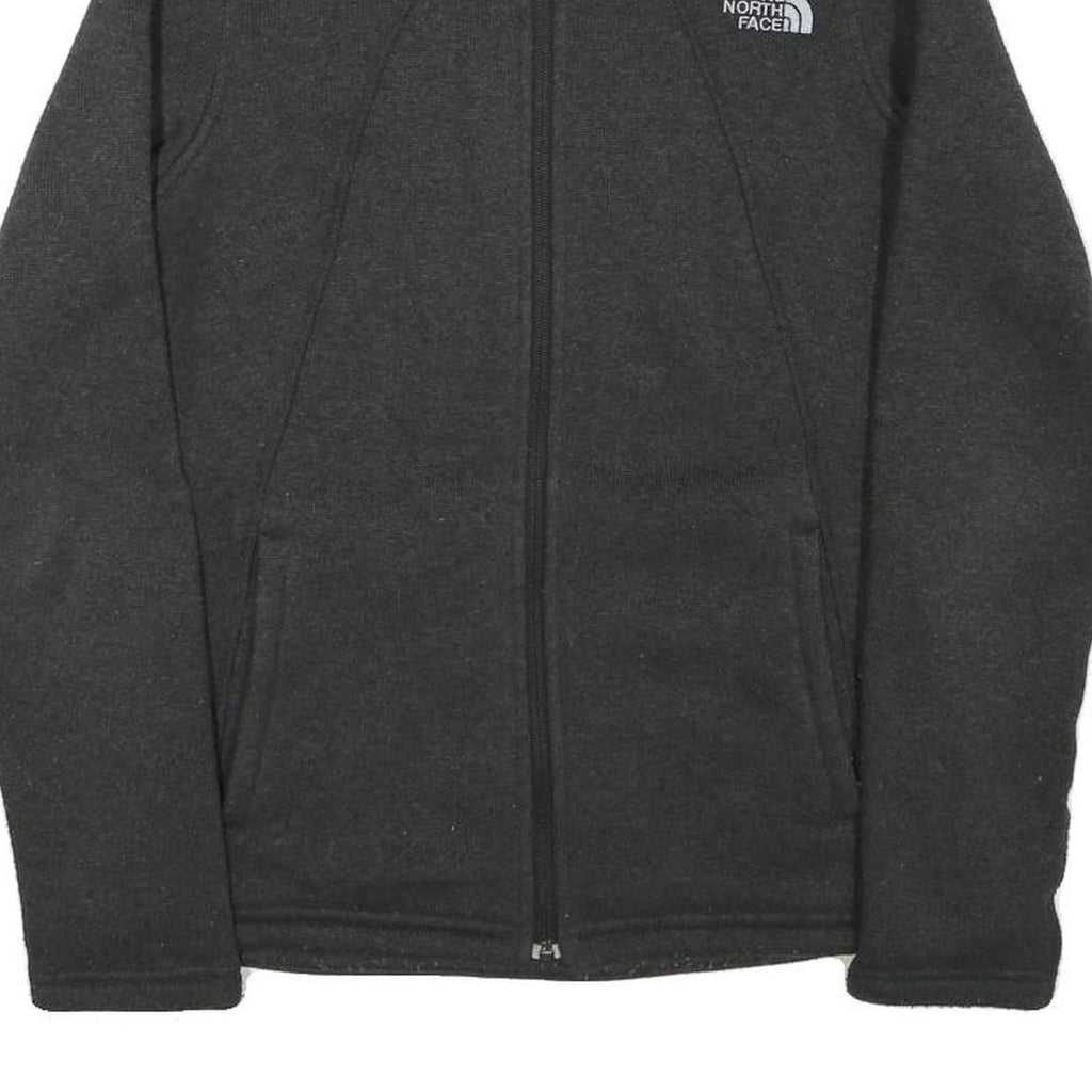 THE NORTH FACE Womens Black Jacket M Polyester Blend Zip Outdoor Casual Warm