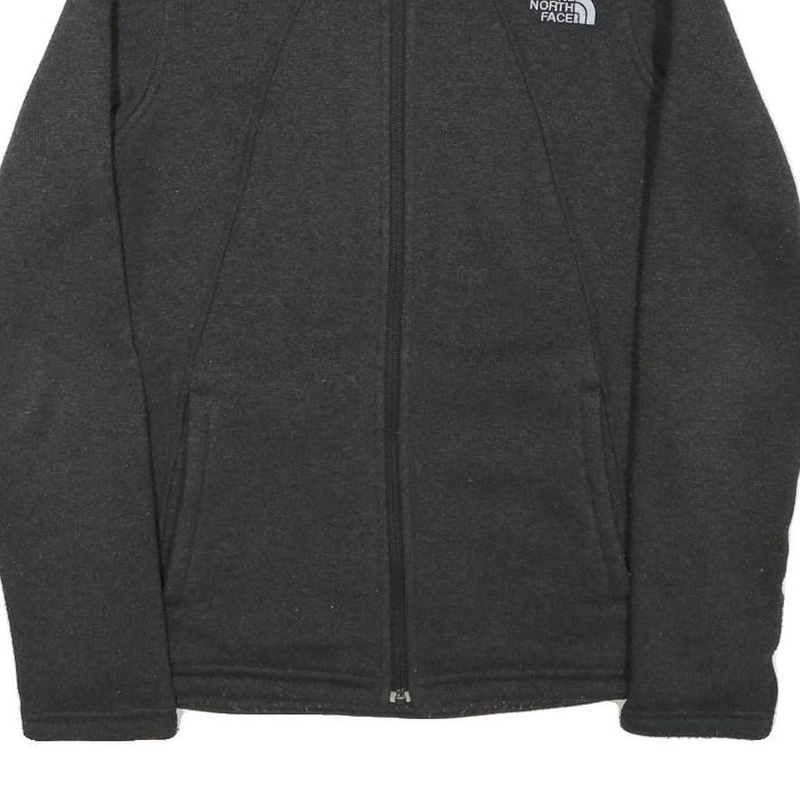 THE NORTH FACE Womens Black Jacket M Polyester Blend Zip Outdoor Casual Warm