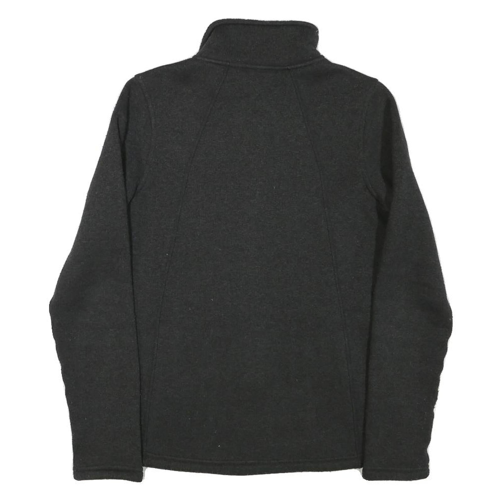 THE NORTH FACE Womens Black Jacket M Polyester Blend Zip Outdoor Casual Warm