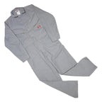 DICKIES Mens Grey Cotton Blend Classic Dungarees M W34 L28 Workwear Zipped