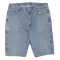 WRANGLER Mens Denim Blue Cotton Blend Casual Shorts L W36 Classic Fit