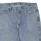 WRANGLER Mens Denim Blue Cotton Blend Casual Shorts L W36 Classic Fit
