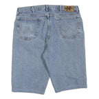 WRANGLER Mens Denim Blue Cotton Blend Casual Shorts L W36 Classic Fit