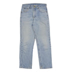 CARHARTT Mens Jeans Blue Regular Straight Denim Medium W30 L31 Workwear Zip